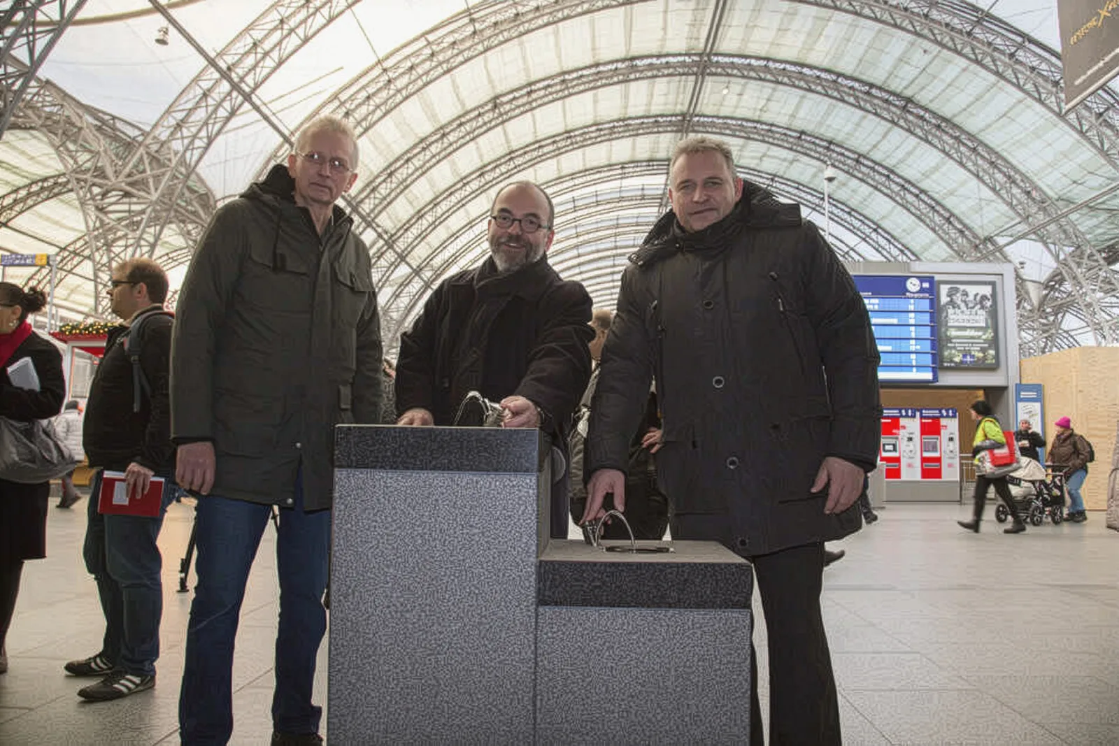 Dresden Hauptbahnhof Trinkbrunnen